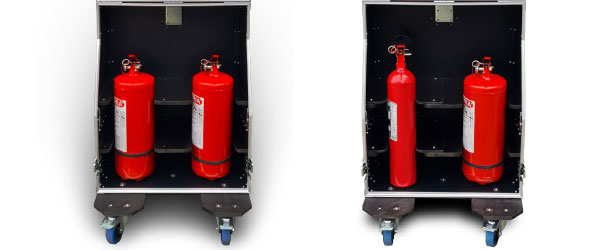 Emergency Fire Extinguishers & First Aid Kit Flight Case Adapter