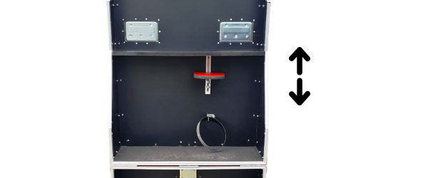 Emergency Fire Extinguishers & First Aid Kit Flight Case Megaphone