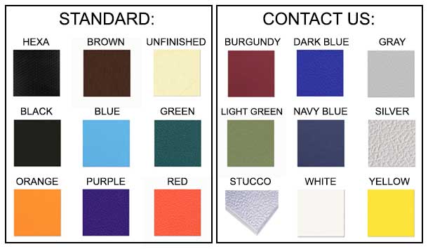 Flight Case & Rack Colour Palette