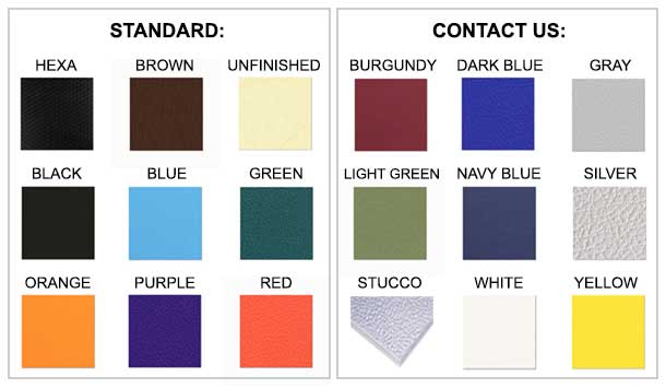 Flight Case Birch Plywood Colours Palette