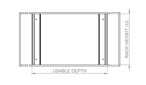 Rack Usable Depth