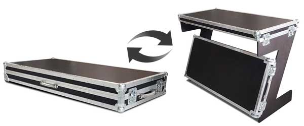 Flight Case Masa DJ Asamblare Rapida